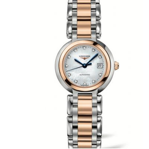 Reloj de fábrica GS Longines Heart and Moon serie L8.111.5.87.6 elegante reloj femenino tipo oro nácar