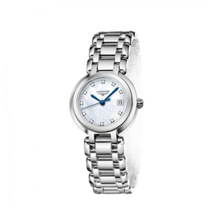 Reloj de fábrica GS Longines Heart and Moon serie L8.110.4.87.6 placa de concha señoras reloj de cuarzo suizo