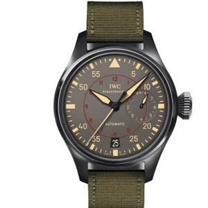 IWC Ceramic Dafei Modelo IW501902 Series: Reloj mecánico piloto para hombre, reserva de marcha 168 horas