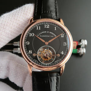 LH Lange 1815 Serie 730.32 Reloj manual con correa Tourbillon.