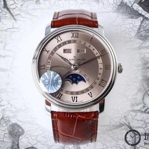 La última versión mejorada de la obra maestra V2 de OM La versión más alta del mercado [Top] Blancpain Villeret Classic Series 6654 Moon Phase Display Watch