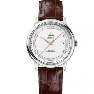 gp fábrica Omega De Ville serie 424.13.40.20.02.002 reloj mecánico para hombre nuevo estilo.