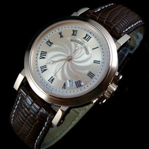Reloj de hombre de la serie MARINE Breguet reloj mecánico automático para hombre 18K reloj de oro rosa movimiento suizo
