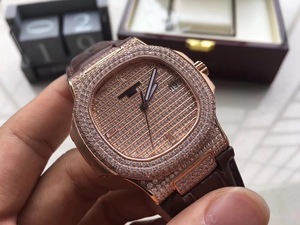 2017 nuevo reloj de platino extranjero Patek Philippe Nautilus 5719/10G-010 (oro rosa)