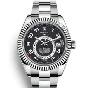 Rolex Oyster Perpetual SKY-DWELLER 326939 Placa negra Functional Men's Mechanical WatchRolex Damas Datejust Mechanical Ladies Reloj