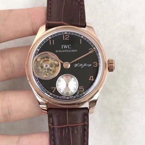 Marca: IWC (Serie Tourbillon Portuguesa) TF Boutique Style: Reloj mecánico automático reloj de hombre