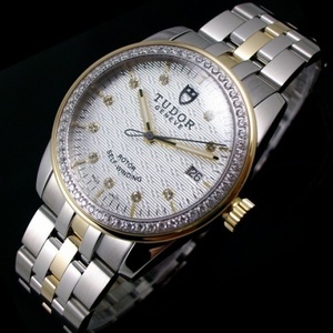 Reloj suizo Hong Kong montado Tudor Emperador Tuo Junjue serie mecánica automática hombre reloj de diamantes