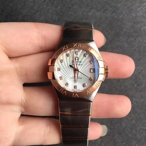 Nueva serie Omega Constellation Golden Circle Patrón Fritillaria Nueva serie Omega Constellation Golden Circle Patrón Fritillaria