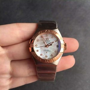V6 Fábrica Omega Constellation Serie 27mm Señoras Reloj Mecánico Clásico V6 Fábrica Omega Constellation Serie 27mm Señoras Reloj Mecánico Clásico