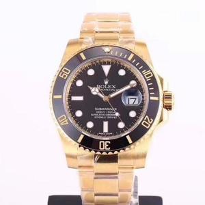 VR.Factory una vez más construye el Submariner imperial de la serie Rolex Submariner en oro de 18 quilates, la mejor versión en oro de 18 quilates.