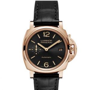 VS factory Panerai 908756 reloj mecánico con cinturón de oro rosa para hombre.