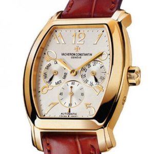 Vacheron Constantin Malta Series 42008/000J-9061 Caja de oro blanco cara / oro caja oro cara 9100 movimiento mecánico automático reloj de hombre
