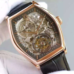 Vacheron Constantin Malta serie tourbillon hueco, reloj mecánico de movimiento de tourbillon real de cuerda automática