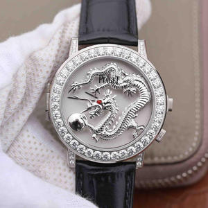 Piaget ALTIPLANO serie G0A34175 reloj importado movimiento de cuarzo modelo de cara negra