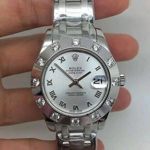 BP tuotettu naisten malli, Rolex Datejust DateJust naisten timantti automaattinen mekaaninen ruostumaton teräs hihna BP tuotettu naisten malli, Rolex Datejust DateJust naisten timantti automaattinen mekaaninen ruostumaton teräs hihna