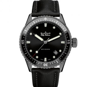 GF Factory Blancpain Fifty Xun 5000-0130-B52-B Miesten mekaaninen musta katsella uusi top reissue watch