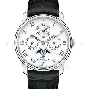 BF Blancpain VILLERET sarja 6659-3631 nousi kulta monitoiminen mekaaninen miesten kello BF Blancpain VILLERET sarja 6659-3631 nousi kulta monitoiminen mekaaninen miesten kello