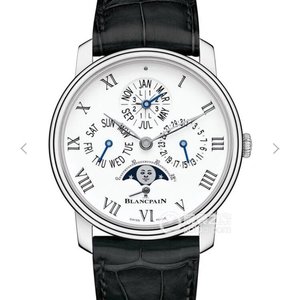 BF Blancpain VILLERET sarja 6659-3631 nousi kulta monitoiminen mekaaninen miesten kello