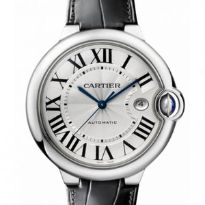 V6 Factory Cartier Sininen Ilmapallo sarja W69016Z4 Classic miesten 42mm musta vyö mekaaninen miesten katsella