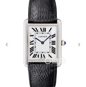 K11: n tehdas Cartier TANK -säiliösarja WSTA0028 kvartsi-naiset katselevat yhden toisinnuksen kelloa