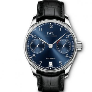 YL Factory IW500710 portugalilainen seitsemäs ketju V4 Edition miesten mekaaninen kello sininen pinta