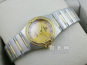 OMEGA Constellation -sarjan timanttipakkaus 18K kultainen automaattinen mekaaninen miesten kello