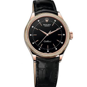 Rolex-malli: 50605RBR-sarja Cellini-mekaaninen miesten kello. .