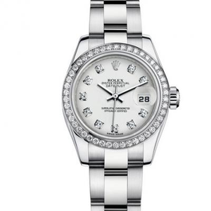Jäljitelmä Rolex Naisten Datejust 179384 Naisten Mekaaninen Watch, Diamond-nastainen Original Edition