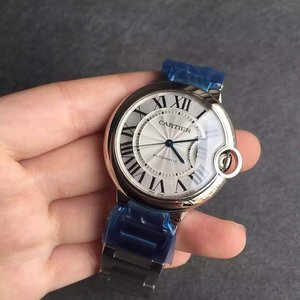 v6 kaiverrettu Cartier sininen ilmapallo hyvät mekaaniset katsella 36 mm aurinko malli