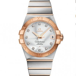 VS Factory Omega Constellation-sarja 123.20.38.21.52.001 Diamond Rose Gold Double Eagle 8500 Movement Automaattinen Mekaaninen 38 VS Factory Omega Constellation-sarja 123.20.38.21.52.001 Diamond Rose Gold Double Eagle 8500 Movement Automaattinen Mekaaninen 38