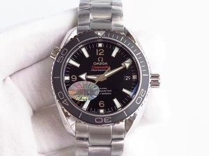 Uusi MKS Omega Planet Ocean 600m 42mm sarjan katsella automaattinen mekaaninen liike ruostumaton teräs hihna miehet