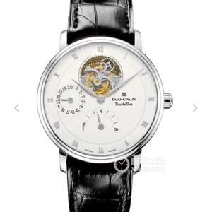 JB Factory Blancpain version améliorée de la montre pour homme de la série classique 6025-1542-55 véritable tourbillon, mise à niveau 1: le mouvement est plus orné de lavage, il y a