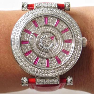 FM Franck Muller method Mullin DOUBLE MYSTERY series mechanical female watch jewelry inlay fashion atmosphere FM Franck Muller method Mullin DOUBLE MYSTERY series mechanical female watch jewelry inlay fashion atmosphere
