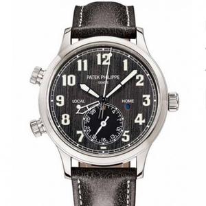 GR Patek Philippe fonction de fuseau horaire réf.5524T-010 Calatrava Pilot Travel Time Watch Series montre homme