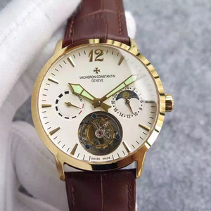Vacheron Constantin automatic true tourbillon series, kinetic energy display on the left, 24 hours on the right + sun, moon and stars, equipped with automatic top seagull true tourbillon movement men’s watch Vacheron Constantin automatic true tourbillon series, kinetic energy display on the left, 24 hours on the right + sun, moon and stars, equipped with automatic top seagull true tourbillon movement men’s watch