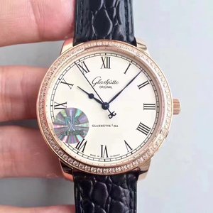 FK usine toute nouvelle Glashütte original Senator 39-59V3 version FK cas épaisseur et la taille sont synchronisés avec l’authentique (10mm seulement) montre pour hommes