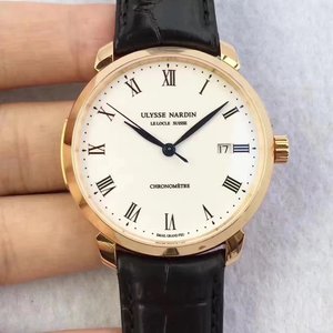 L'usine de répliques FK a à nouveau mis à niveau la montre de ceinture mécanique originale pour hommes de la série Athènes classique 8156-111-2 / 91 v2