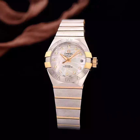 Omega Constellation Mechanical Ladies Watch - Cliquez sur l'image pour la fermer