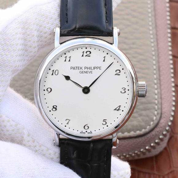Patek Philippe Classic Watch Series Simple Arabic Numeral Men's Mechanical Watch Automatic Mechanical - Cliquez sur l'image pour la fermer