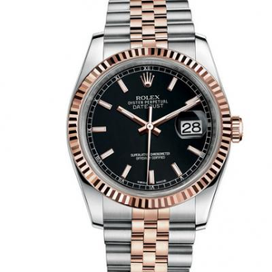Rolex Datejust 36mm Rose Gold 14k Gold Covered Series Unisex Watch Automatic Mechanical Movement