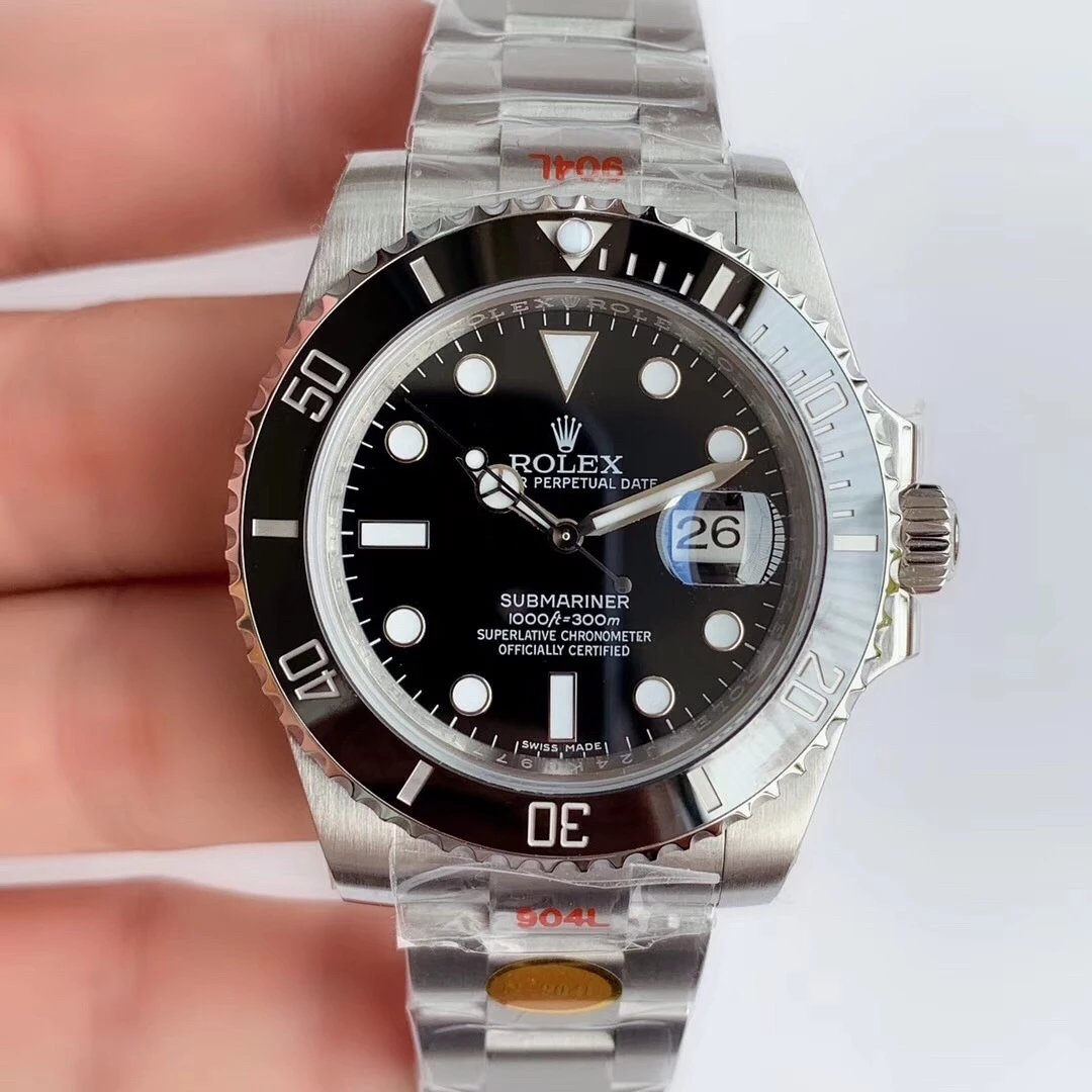 n monarcha v10 taibhse uisce dubh leagan is déanaí Rolex 904 cruach taibhse uisce dubh 116610LN-97200 faire - Click Image to Close