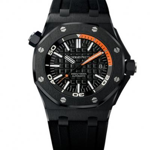 Jf factory replica Audemars Piguet 15707CE.OO.A002CA.01 diving silicone strap men's watch jf factory top ultimate edition