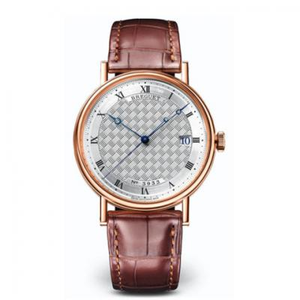 MKS factory Breguet Classic Series 5177 Men's Automatic Mechanical Rose Gold Watch Alligator Leather.