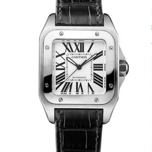 V6 factory Cartier Santos (Santos) W20106X8 square mechanical men's watch top imitation