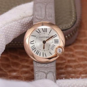 Cartier Ballon Blanc de Cartier Series 30mm Ladies Watch Quartz Movement Belt Watch