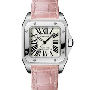 v6 Cartier Santos W20126X8 ladies automatic mechanical watch