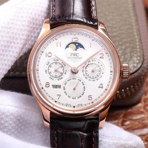 V9 IWC Portuguese IW502306 Perpetual Calendar, Perpetual Calendar Automatic mechanical men's watch, moon phase.