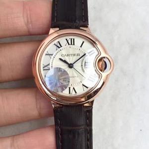JF new product Cartier blue balloon series multi-literal Medium 33MM 1:1 imported movement movement ladies watch.