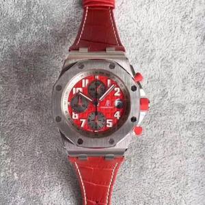 AP Audemars Piguet 12 small seconds F1 red face (produced by JF) 42mm diameter .