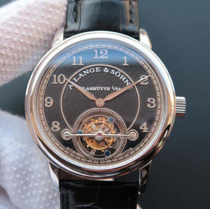 LH Lange u0026 Co. 1815 Series 730.32 Sandblasted Limited Edition Manual Tourbillon Movement Men's Watch.